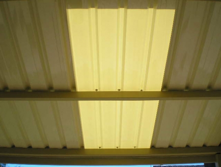 Cream-Polycarbonate-Skylight